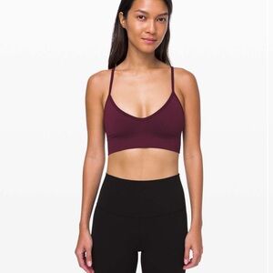 Lululemon Ebb To Street Bra II in Dark Adobe W1909 Sz 12